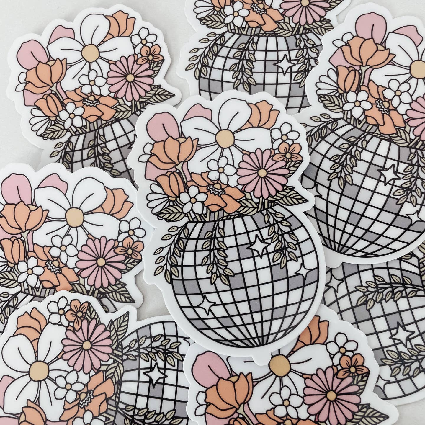 Disco Planter Sticker