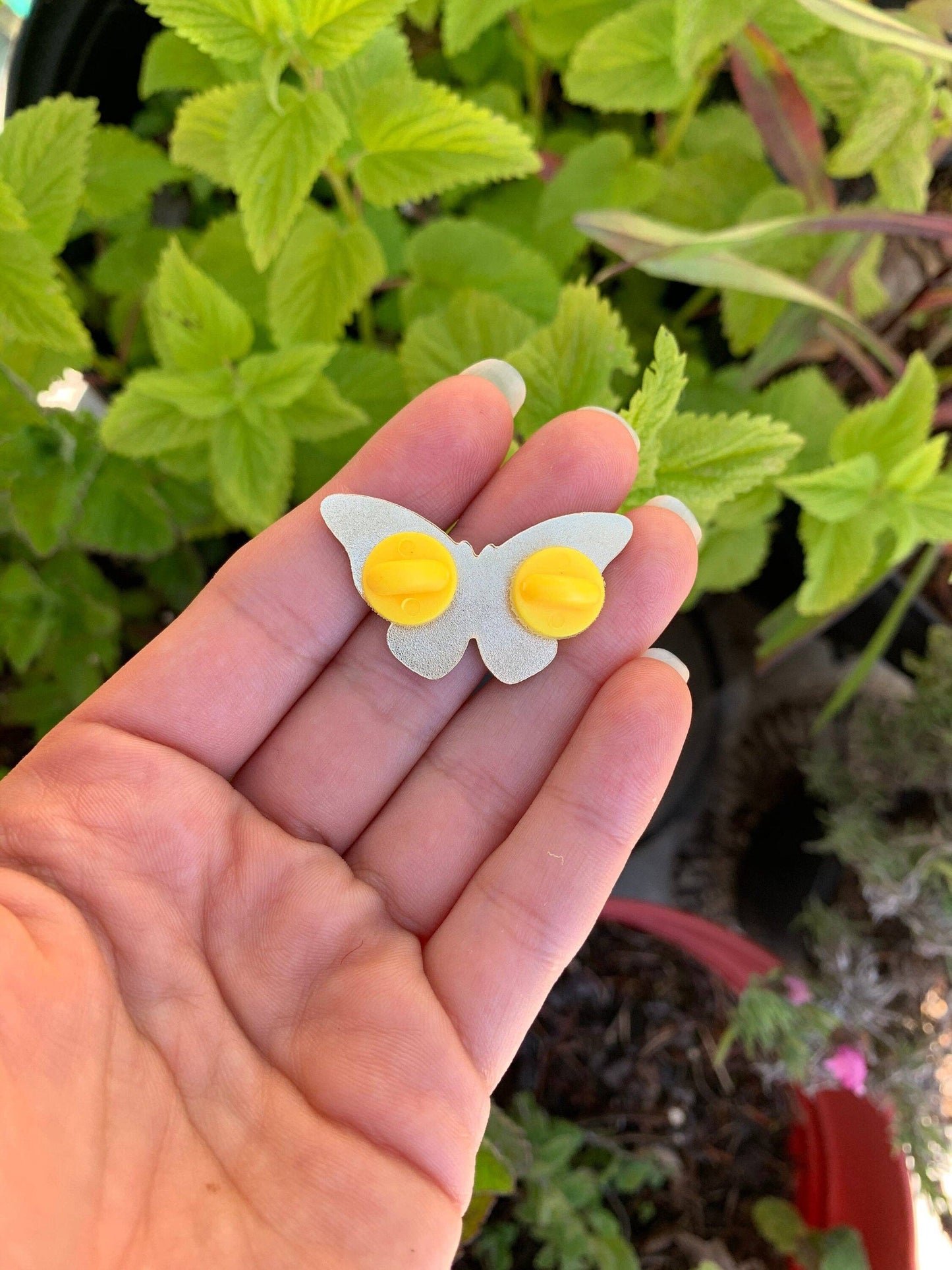 Trans Pride Butterfly Enamel Pin
