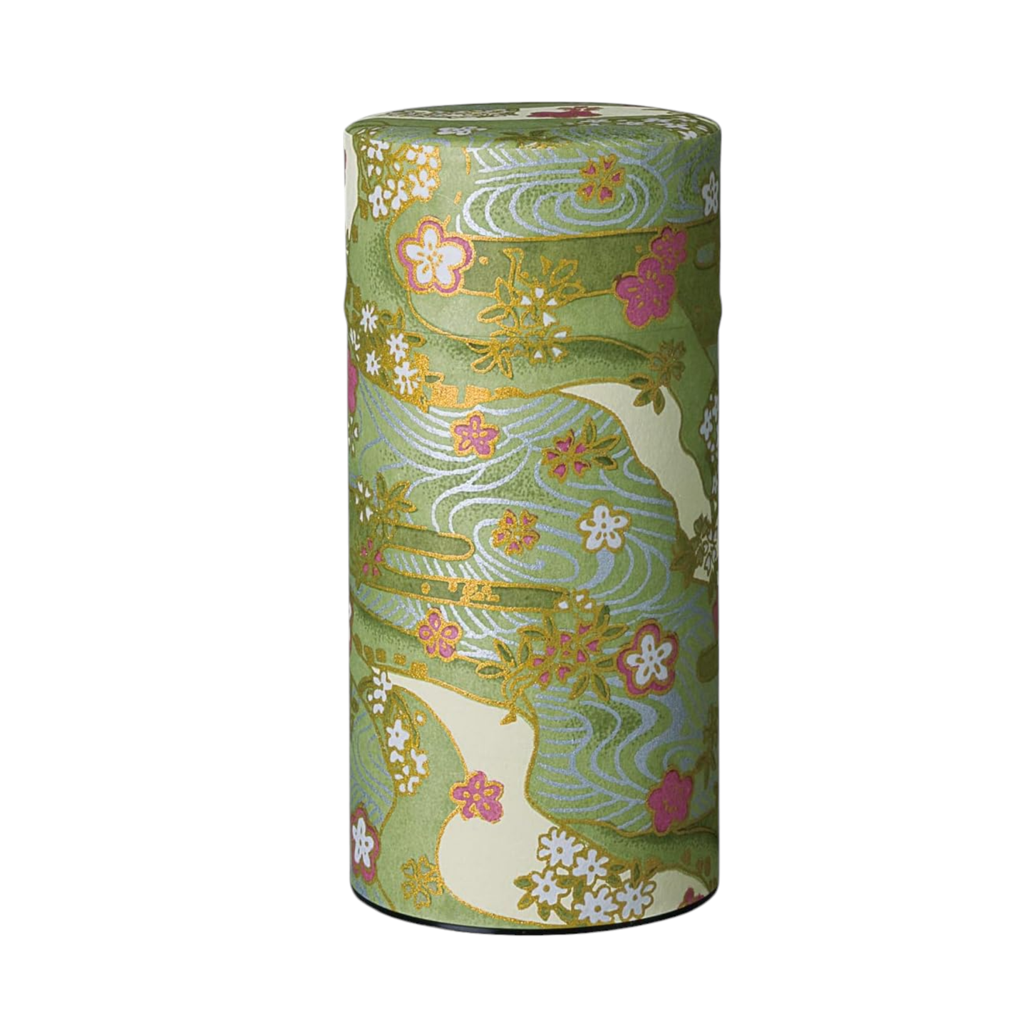 Shikisai Green 7oz Tea Canister
