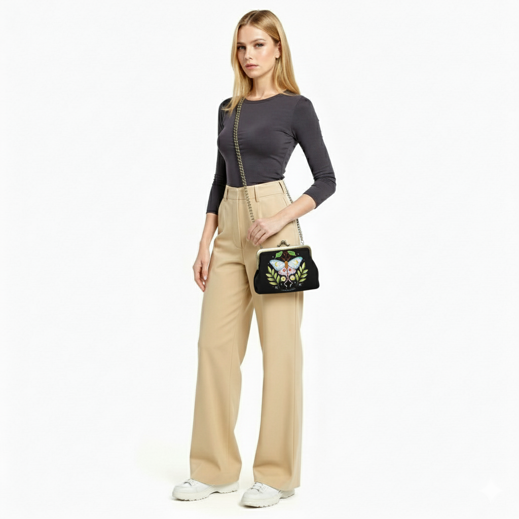 Butterfly Vintage Kisslock Bag