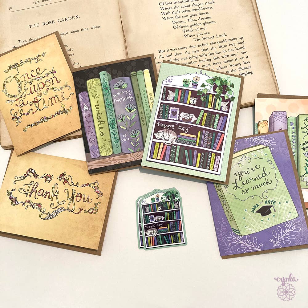 Books Mothers Day Card