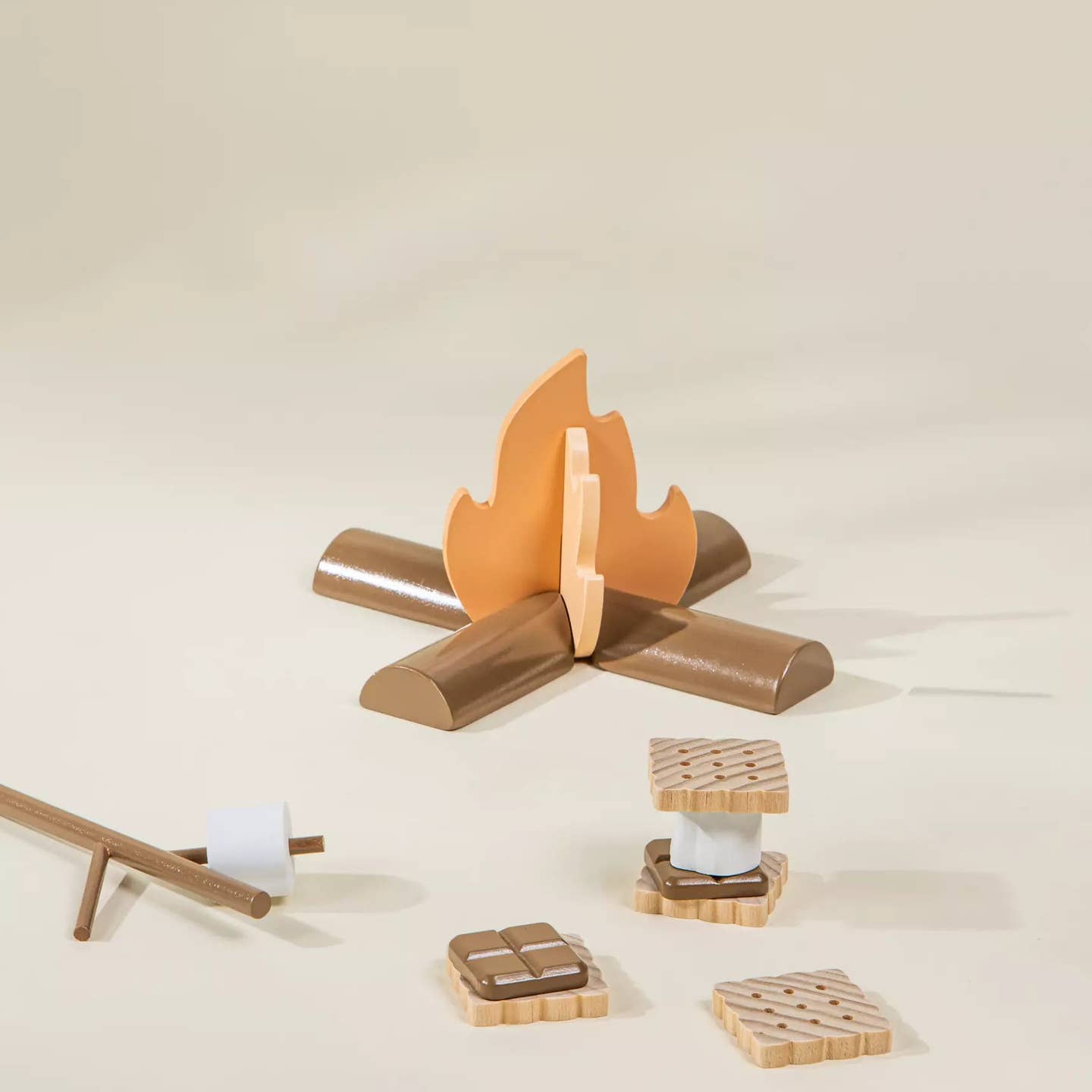 Wooden Camping Playset