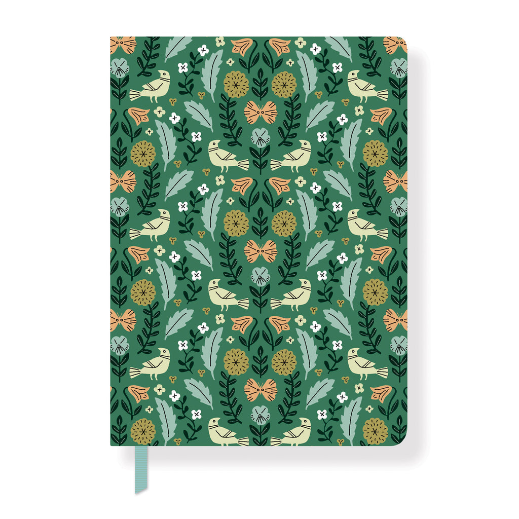 Carved Bird Classic Small Paperback Journal
