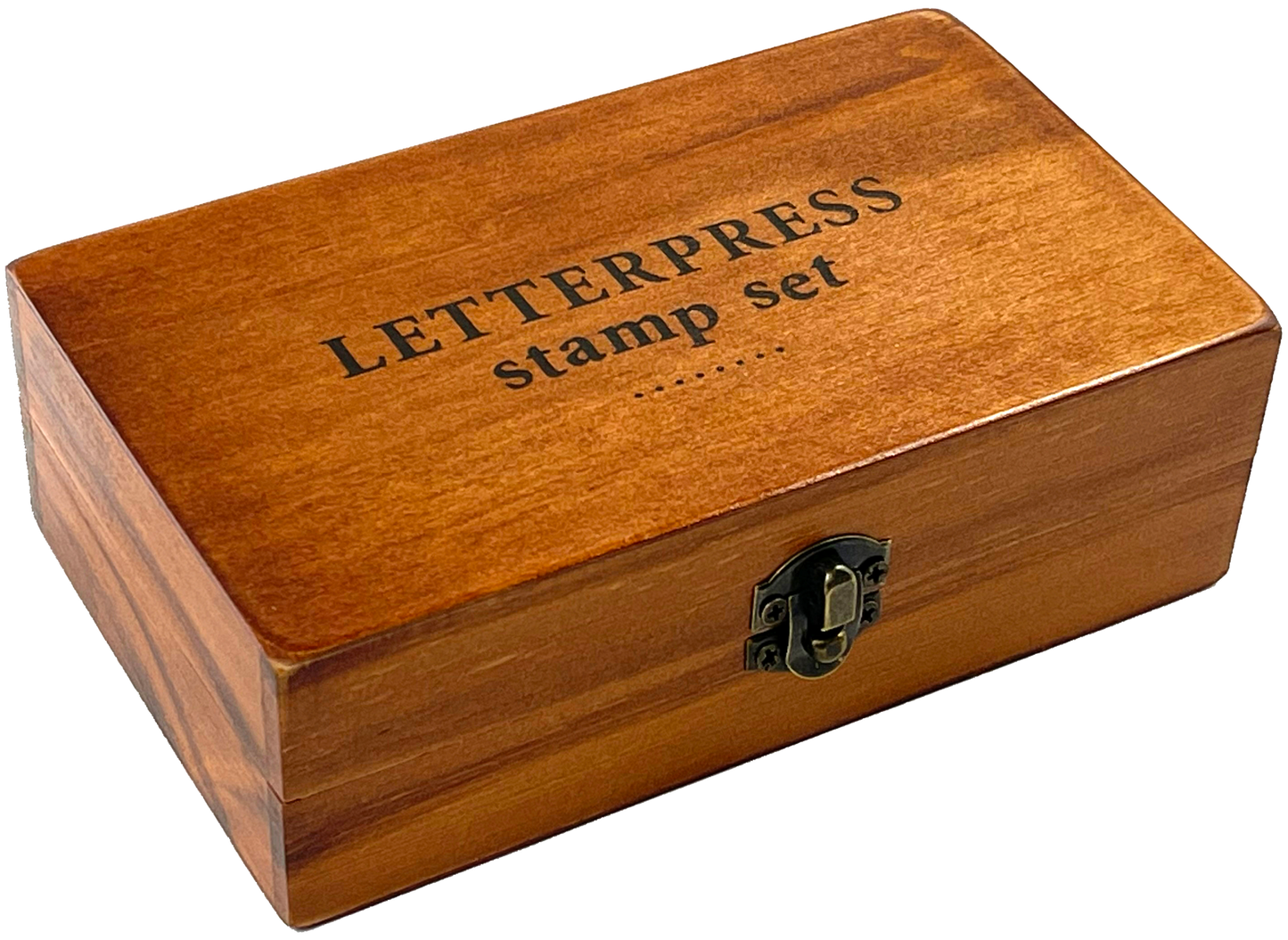 Retro Letterpress Stamp Set