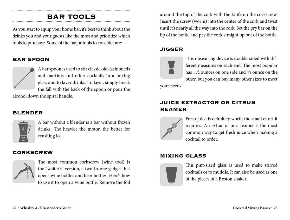 Whiskey Cocktail Cards A-Z