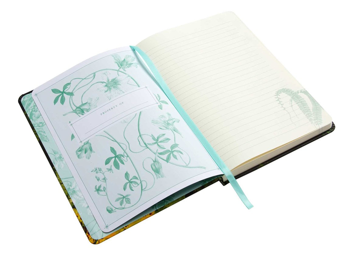 Art of Nature: Botanical Hardcover Ruled Journal
