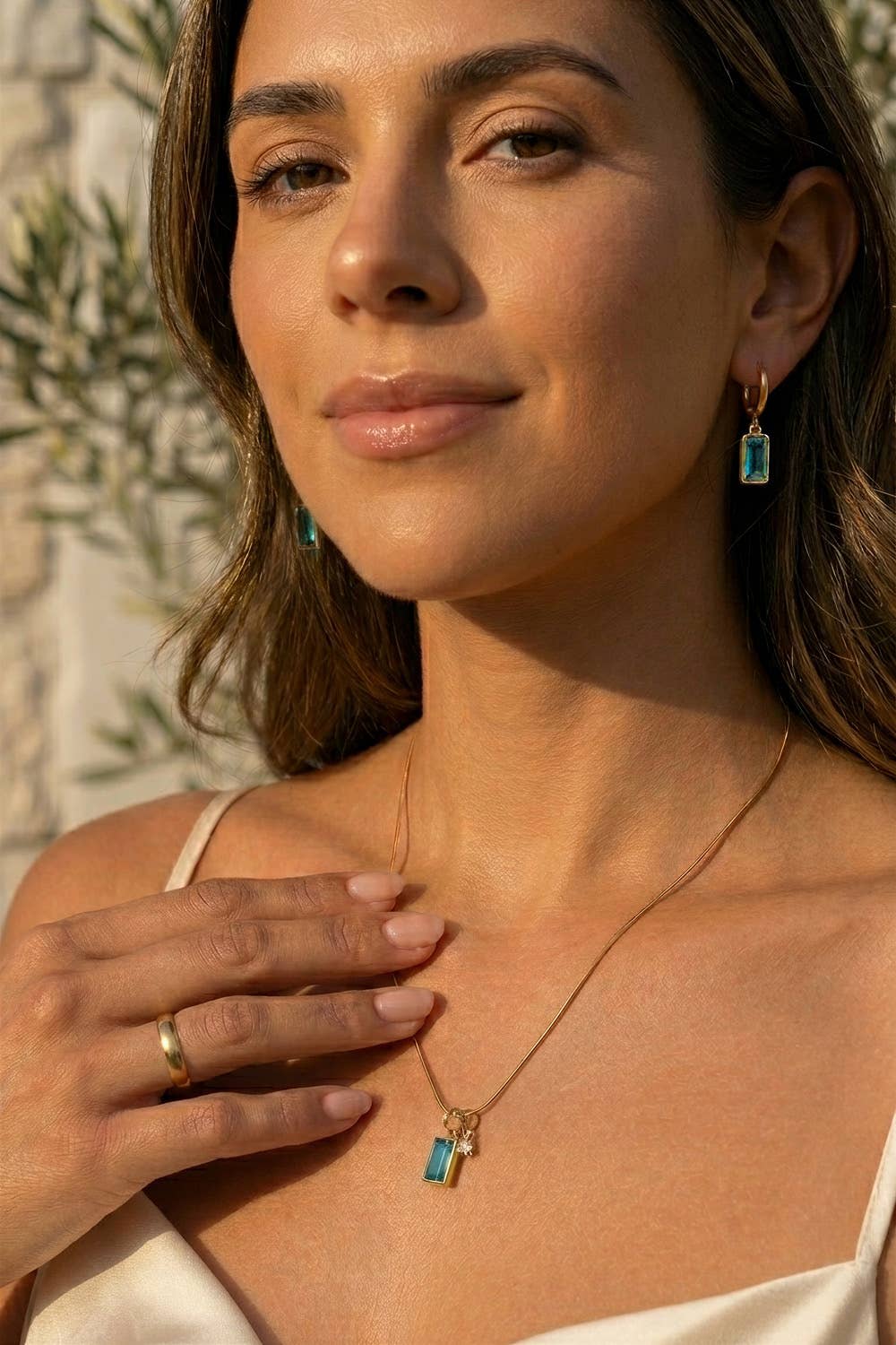 Vanessa Spark Necklace - 18K Gold Plated