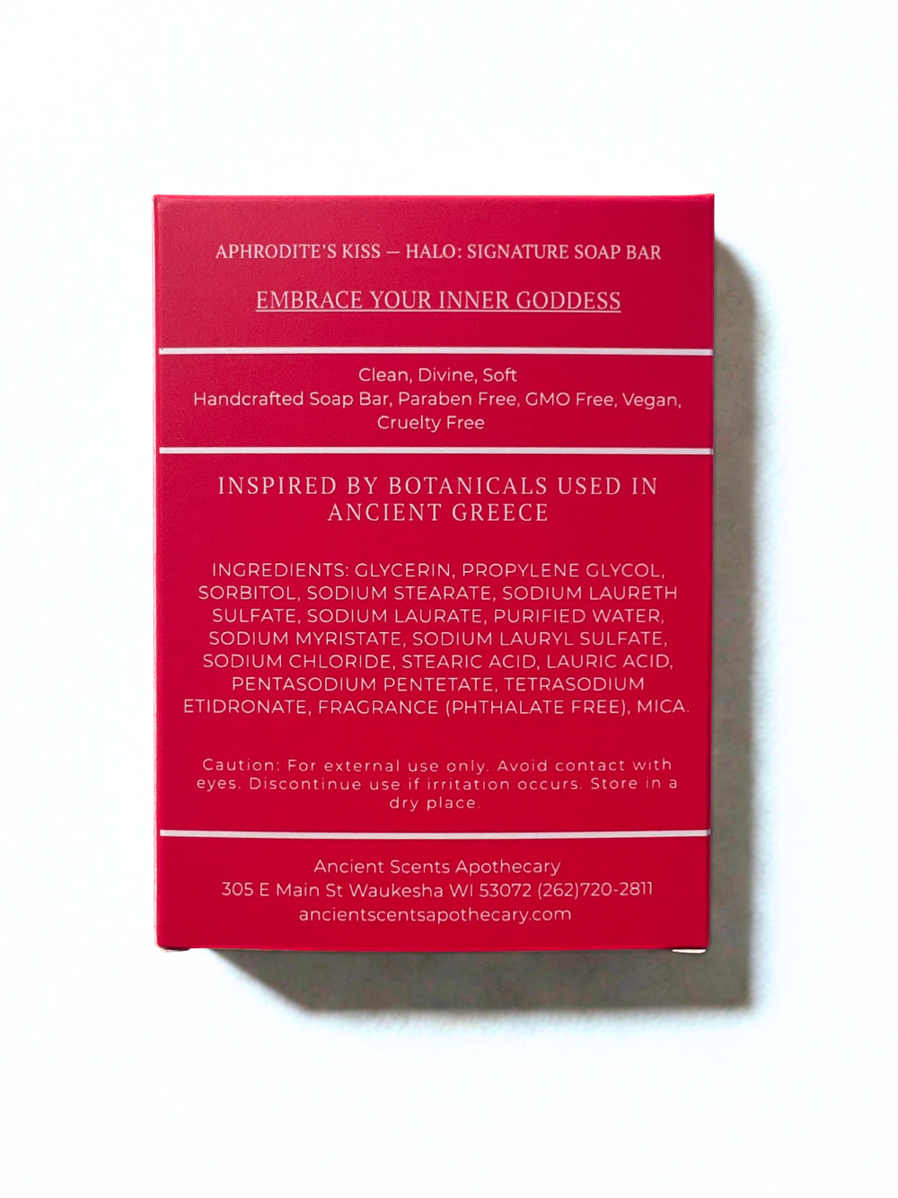 Aphrodite's Kiss Halo -- Signature Soap Bar