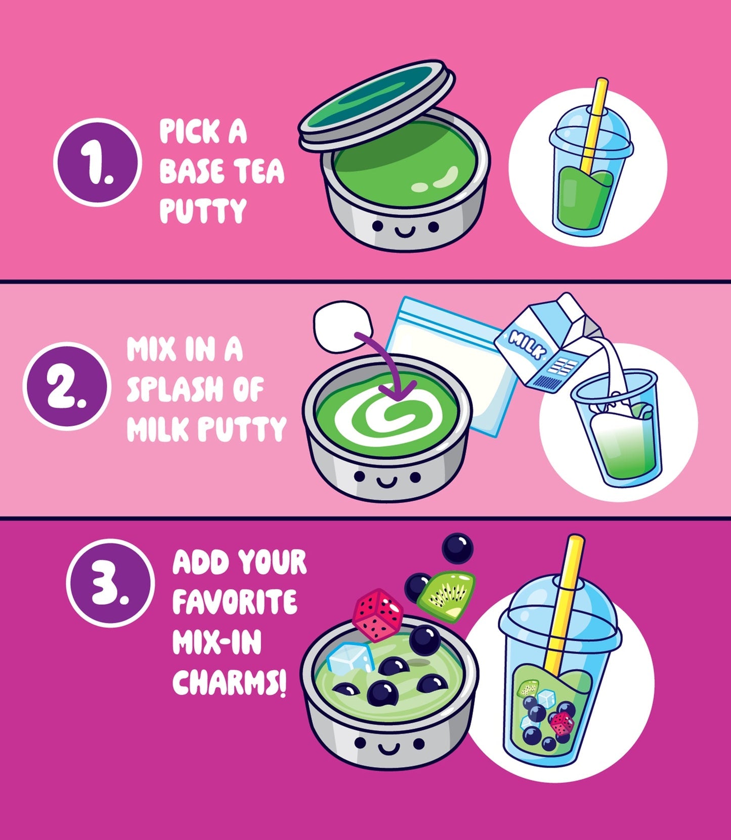 Boba Thinking Putty Mixed By Me Kit