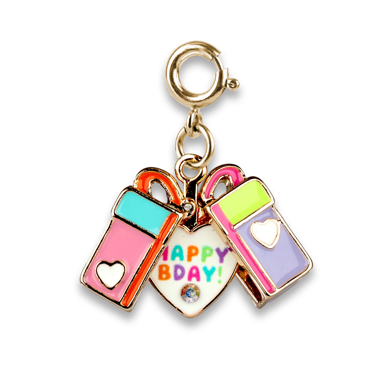 Gold Surprise Inside Birthday Gift Charm