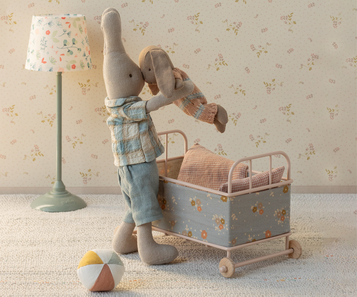 Bunny Micro Brown Dusty Rose Knitted Suit