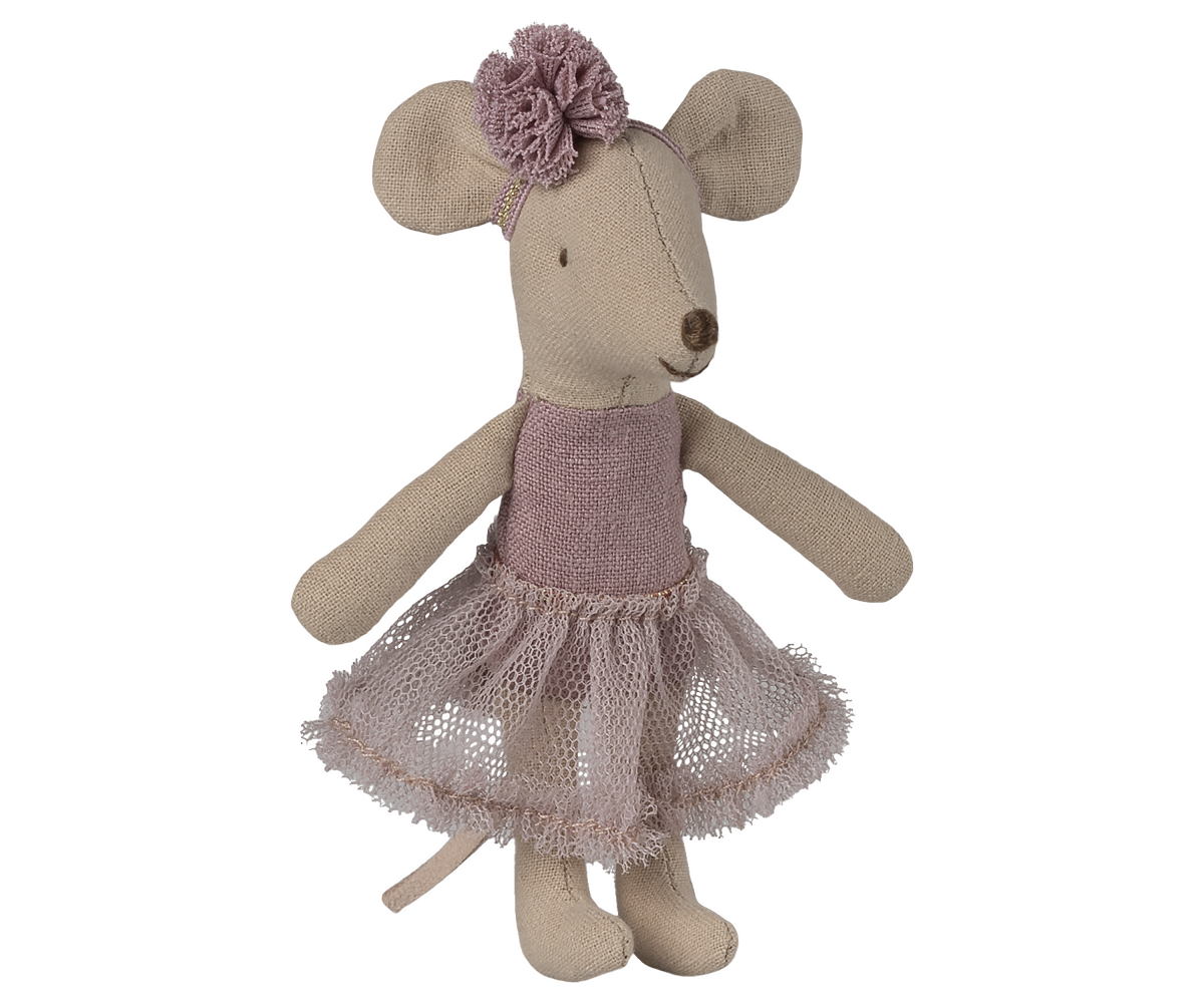 Little Sister Ballerina Mouse - Heather