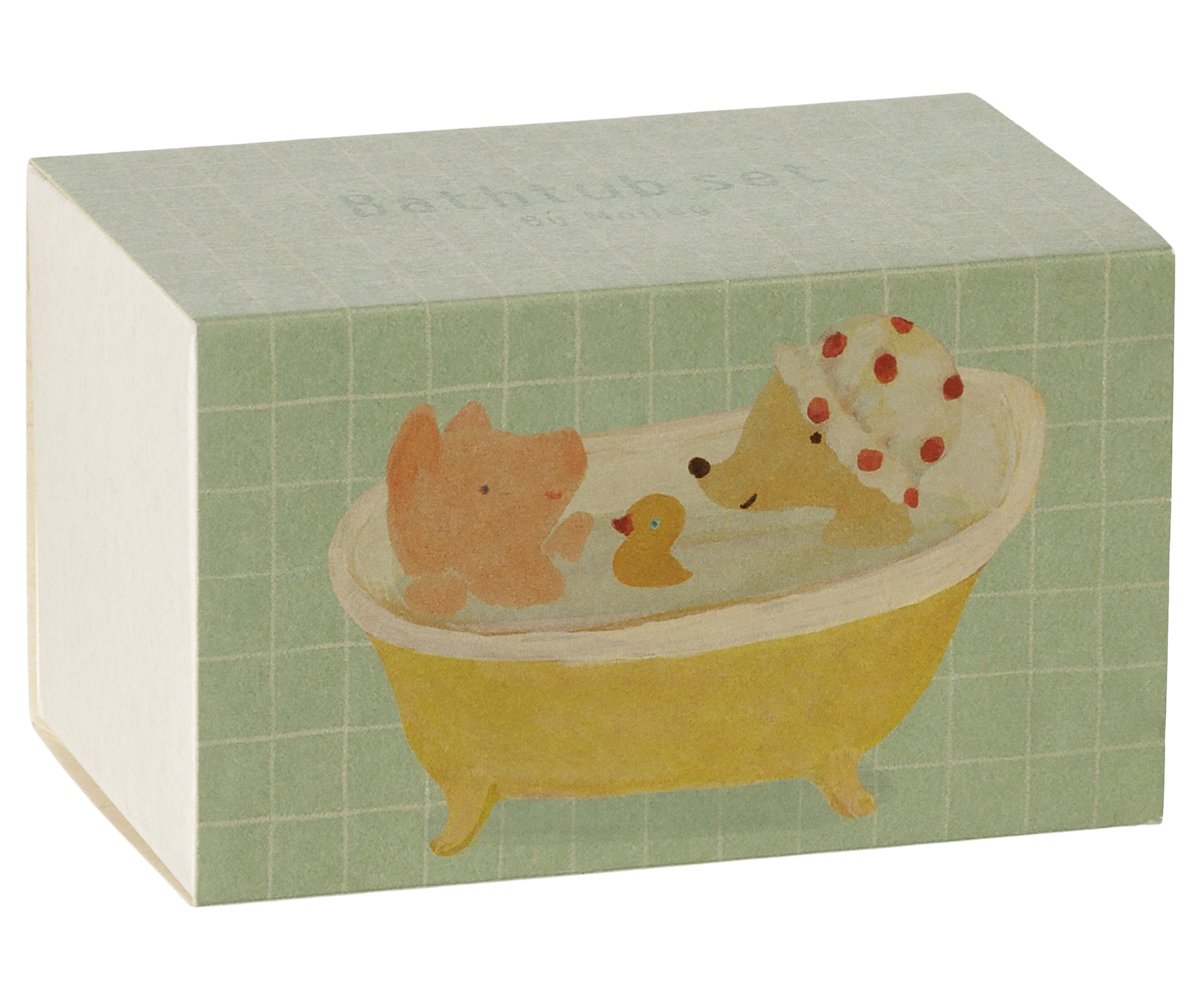 Mouse Bathtub Set - Yellow