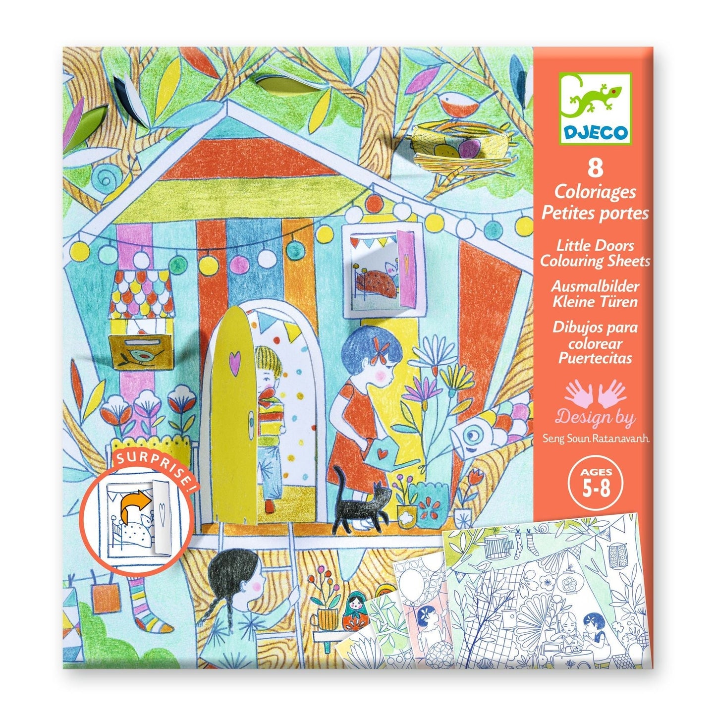 Nina’s Play Tents Coloring Pages