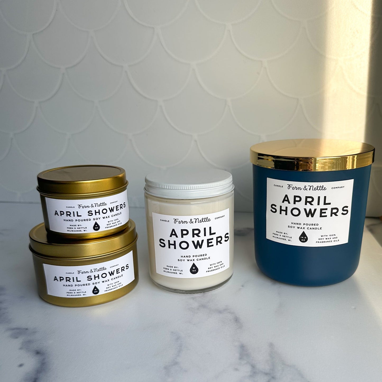 Fern & Nettle April Showers Candle