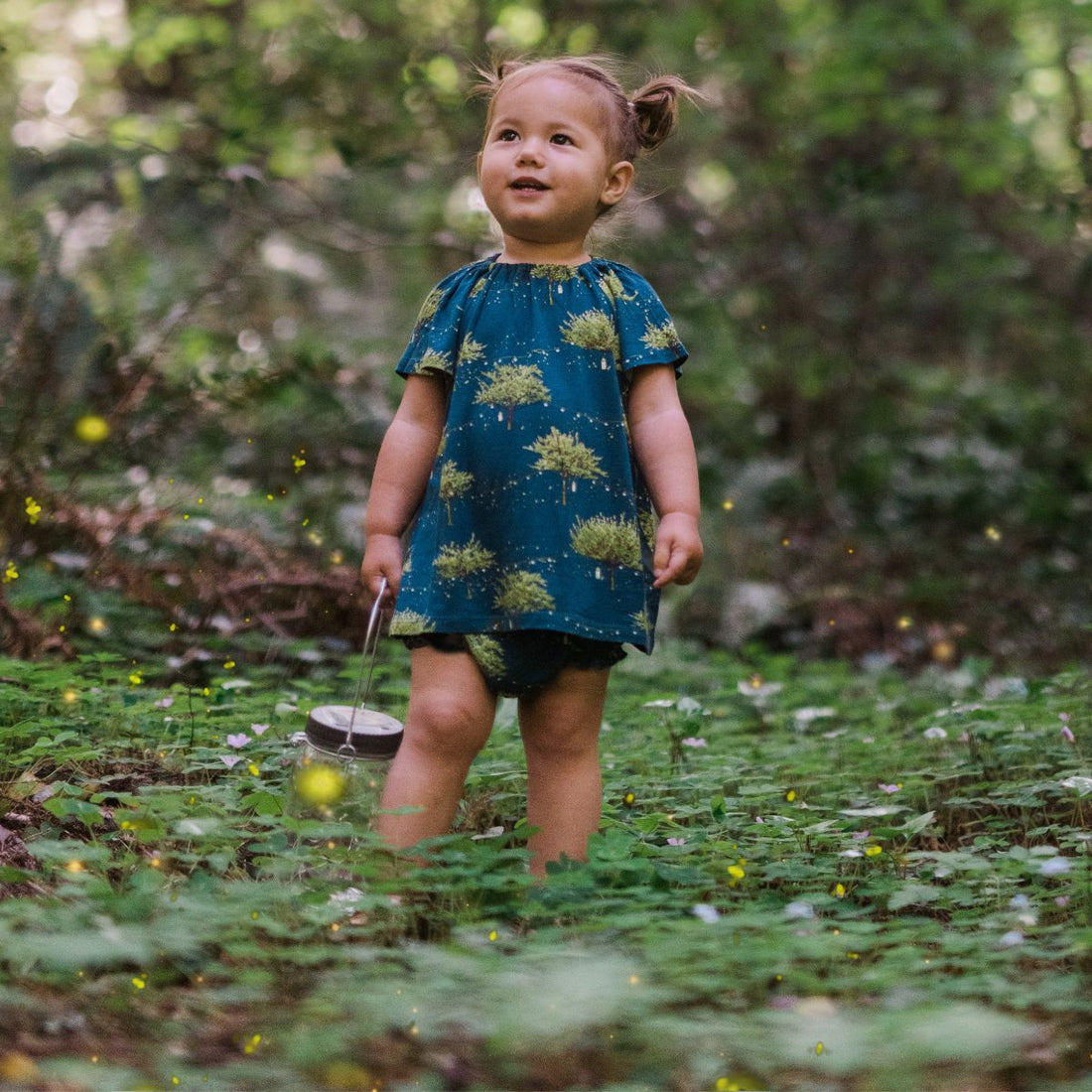 Firefly Bamboo Dress & Bloomer Set