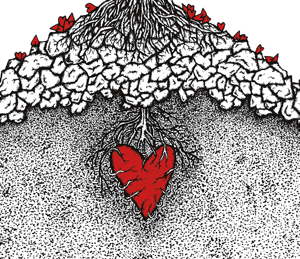 The Great Tree - Art Print - Ink Illustration