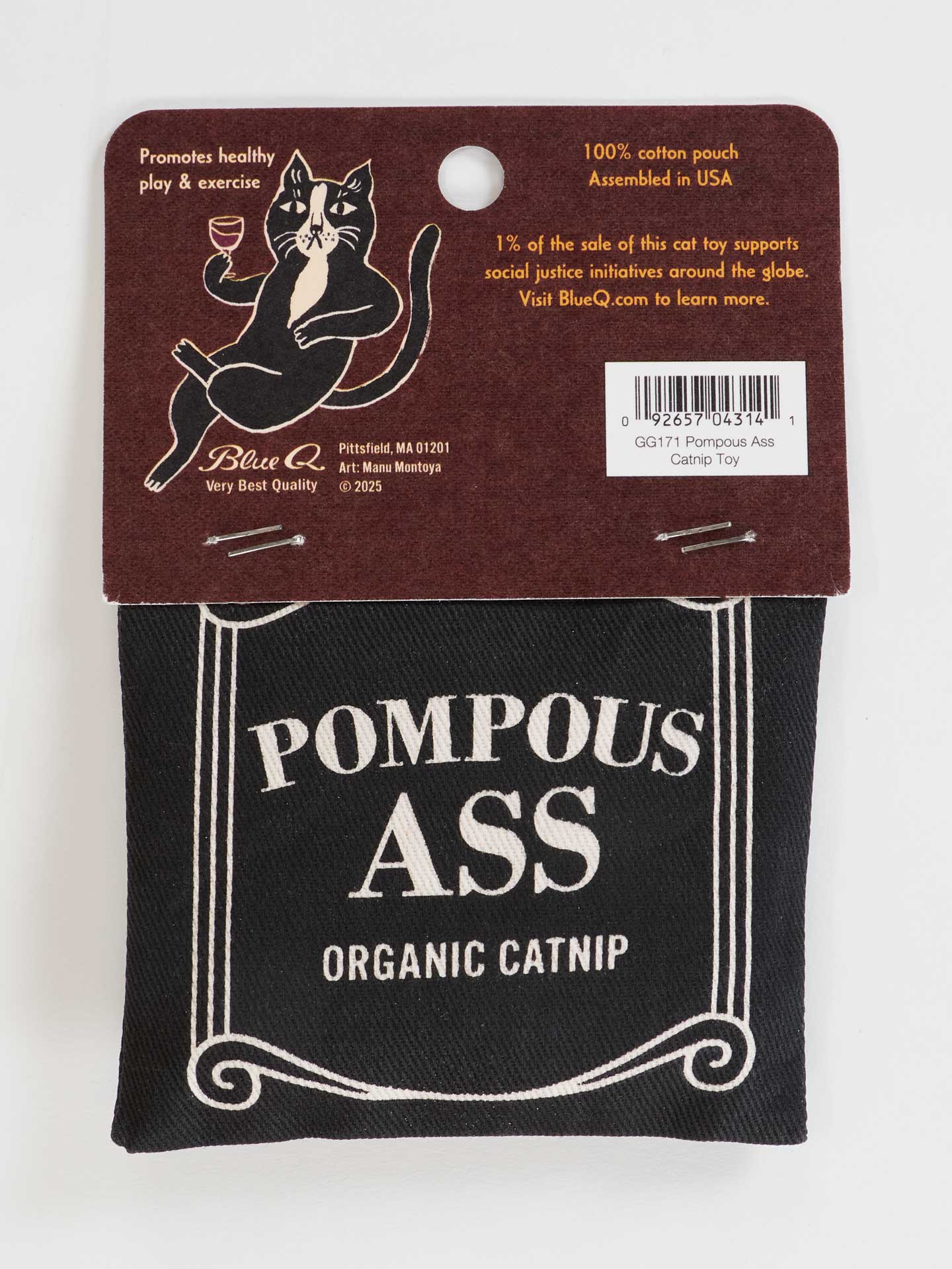 Pompous Ass Catnip Toy
