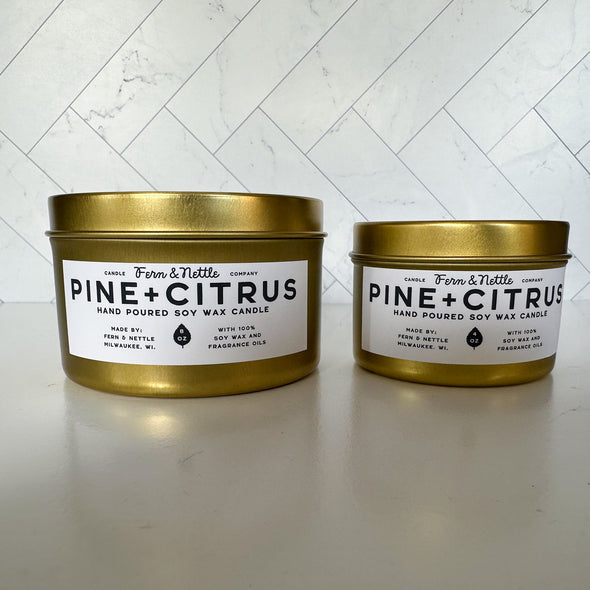 Fern & Nettle Pine + Citrus Candle