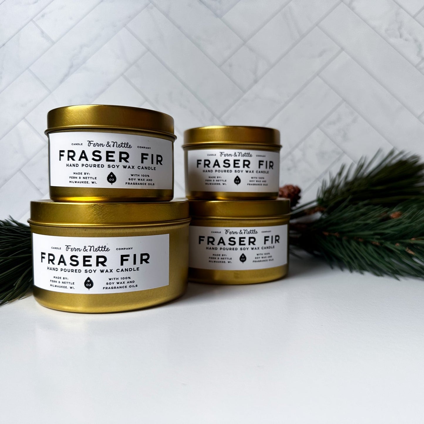 Fern & Nettle Frankincense + Myrrh Candle