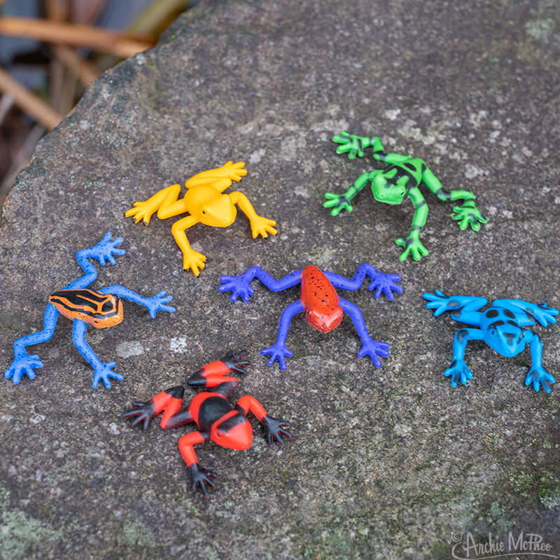 Itty Bitty Dart Frogs - Bag of 6