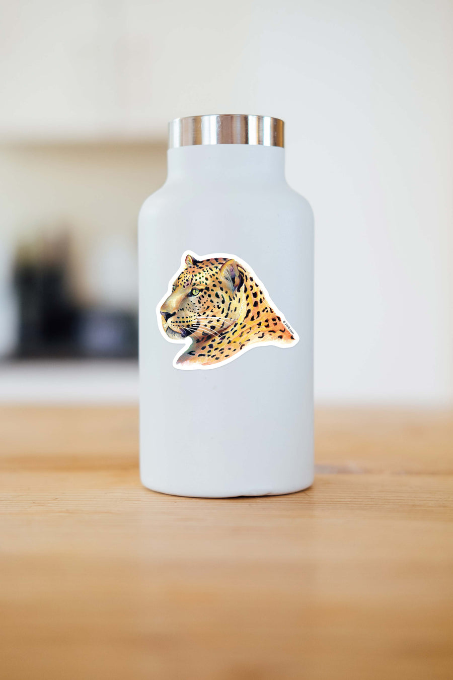 Leopard Sticker By J6R6