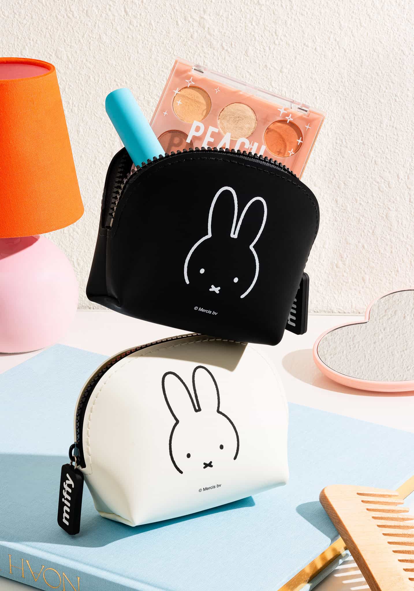 Black Miffy Silicone Pouch