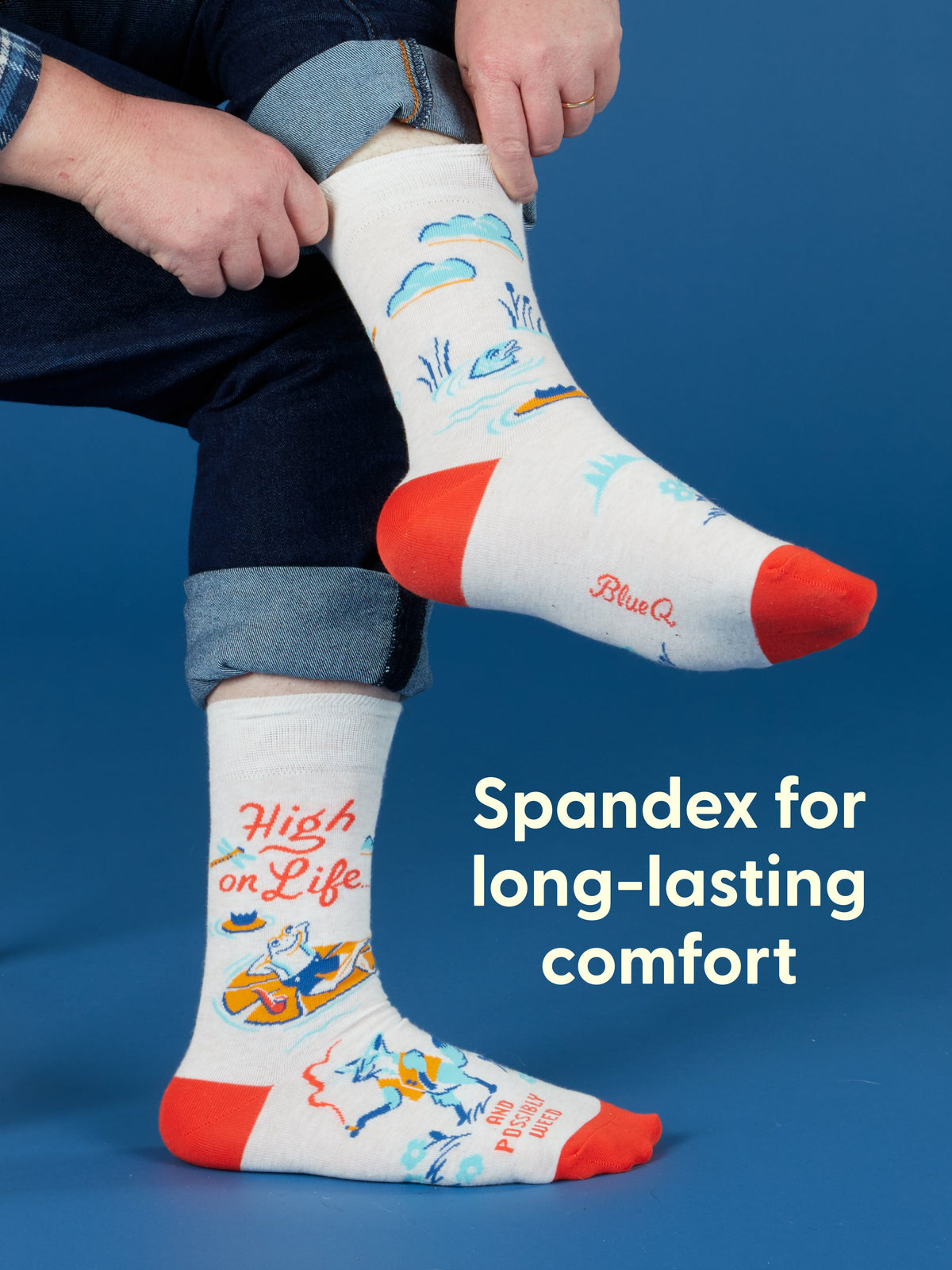 High On Life Men's Crew Socks