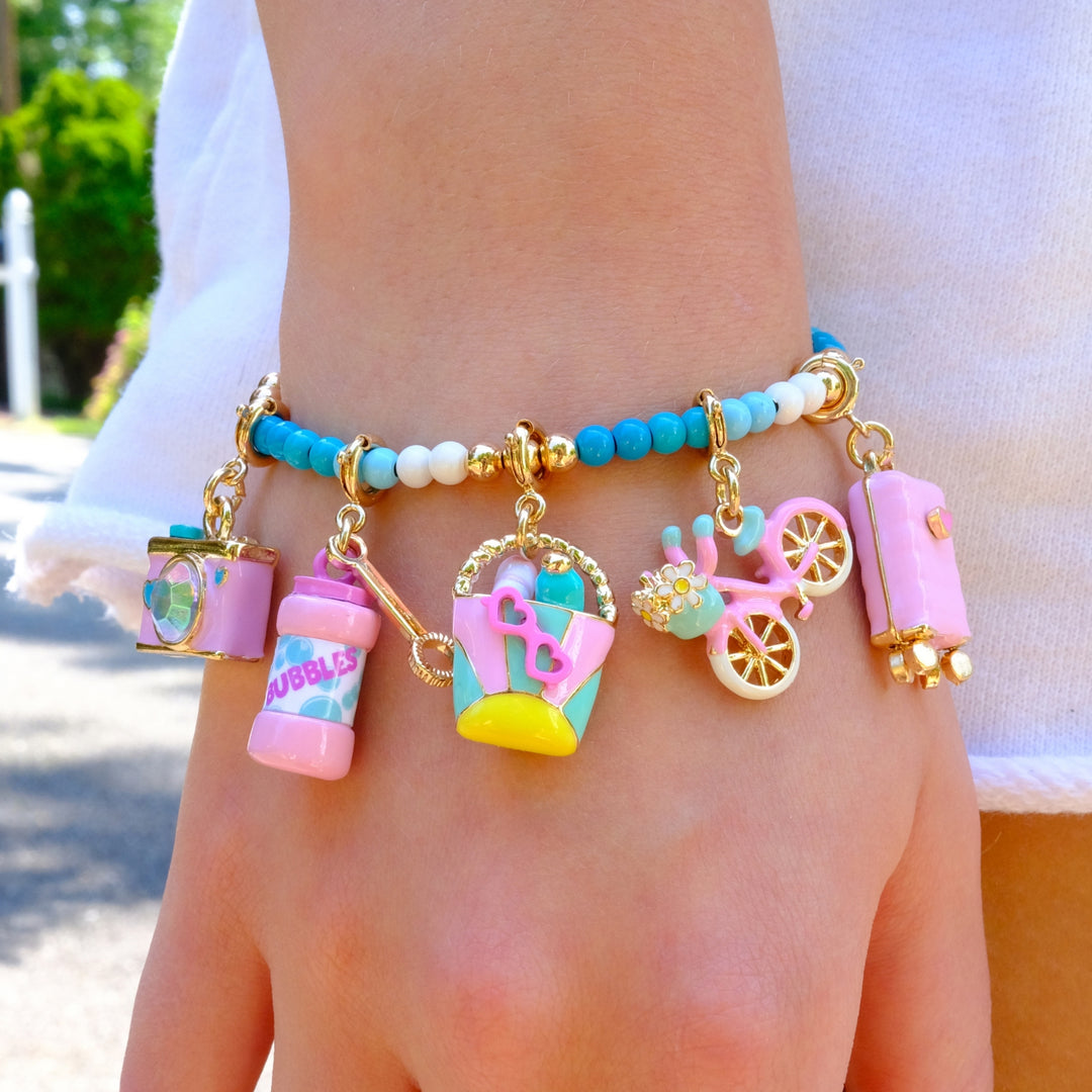 Gold Bicycle Charm