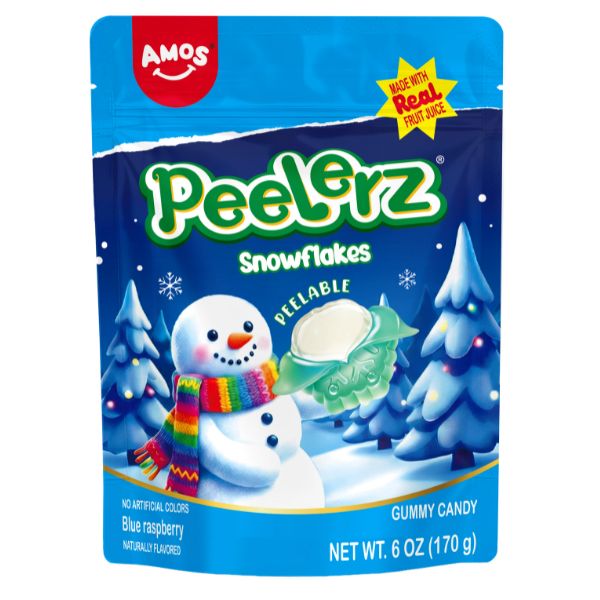 Amos Peelerz Gummy Snowflake 6oz