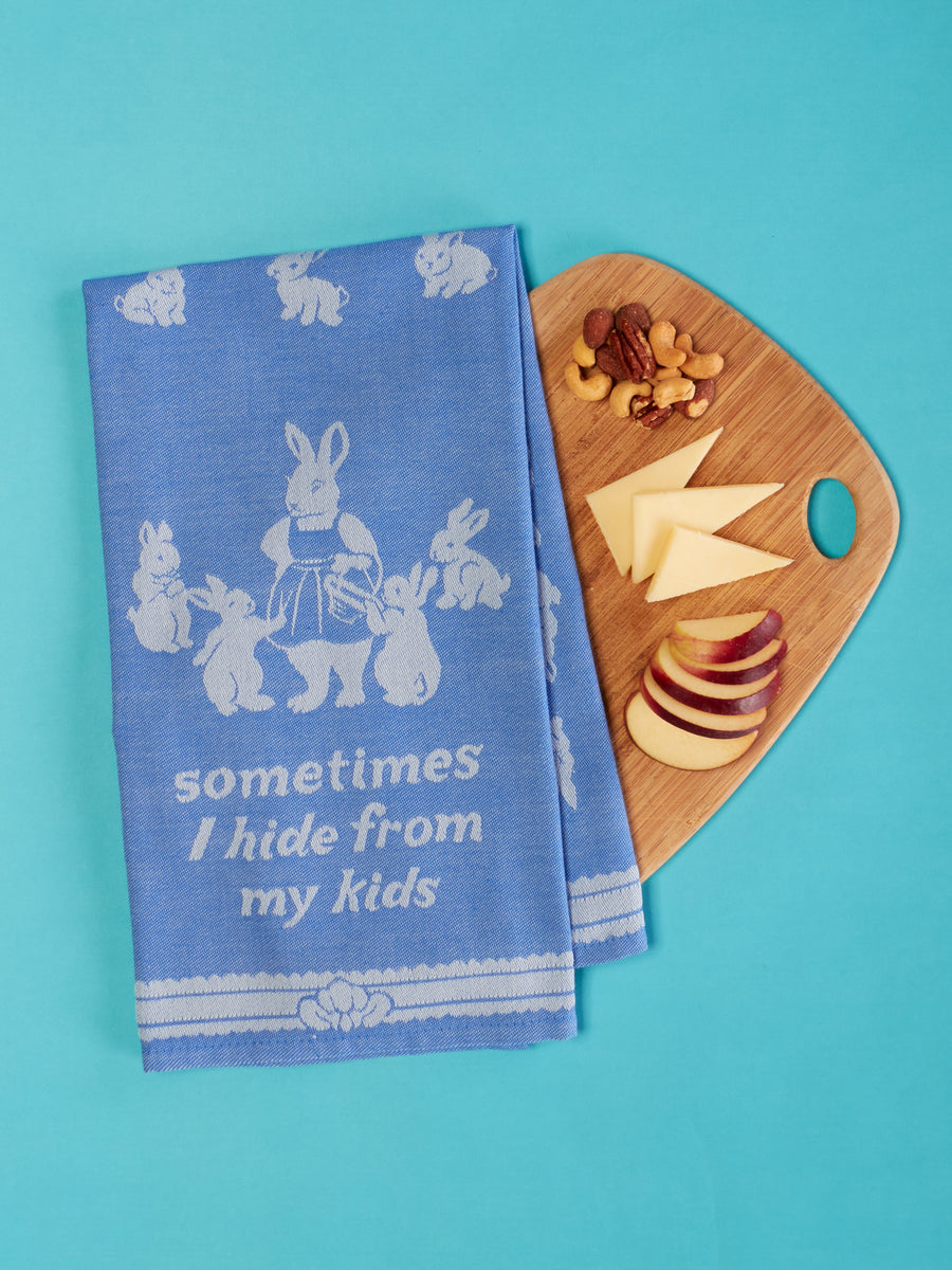 Hide From My Kids Woven Dish Towel