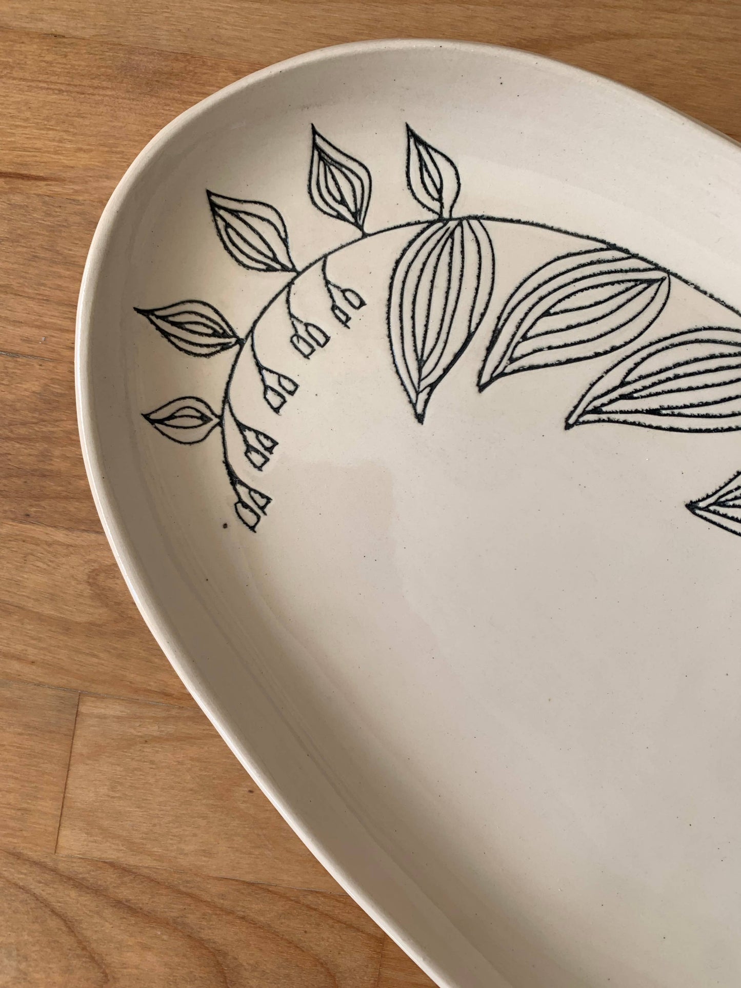 Oval Platter: Solomons Seal