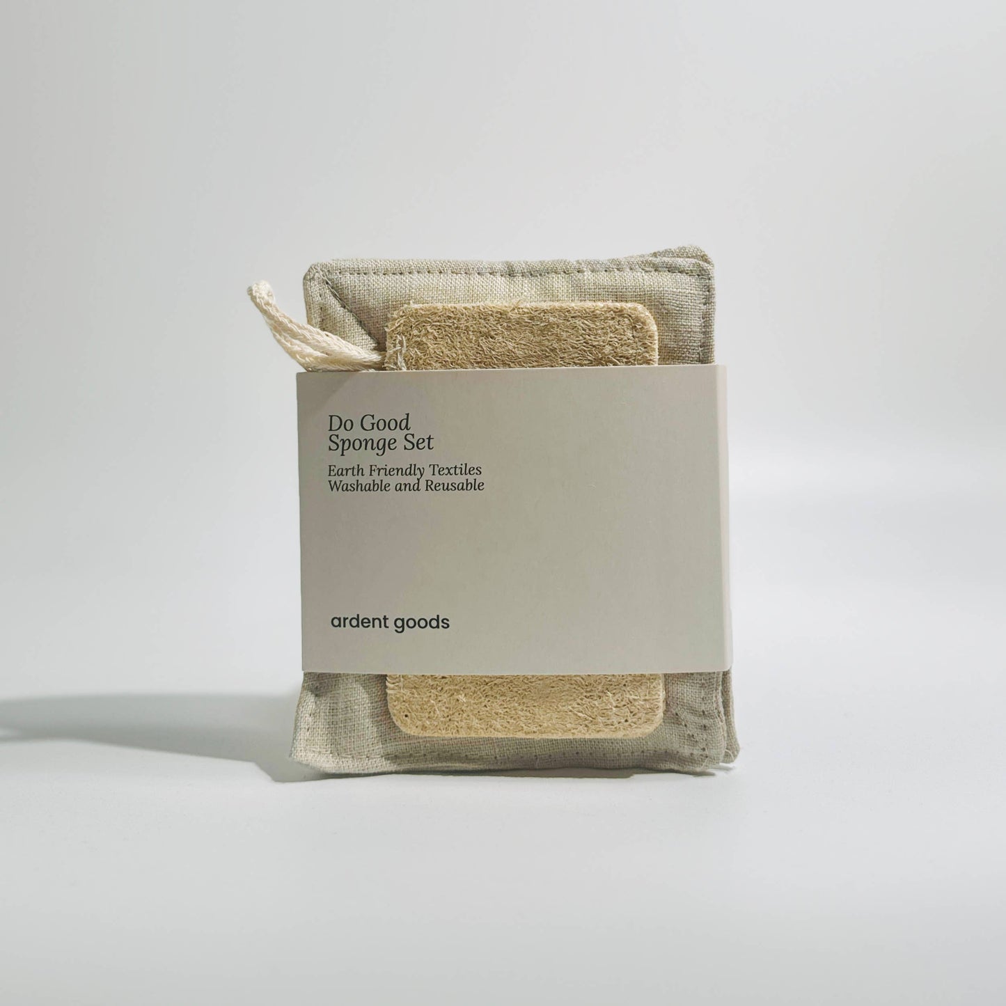Linen Reusable Kitchen Sponge Eco