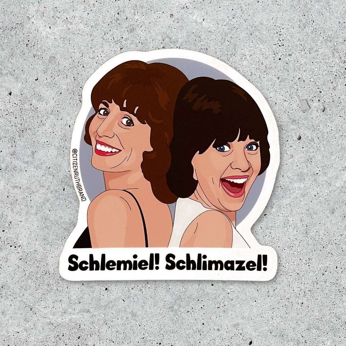 Laverne and Shirley Vinyl Sticker