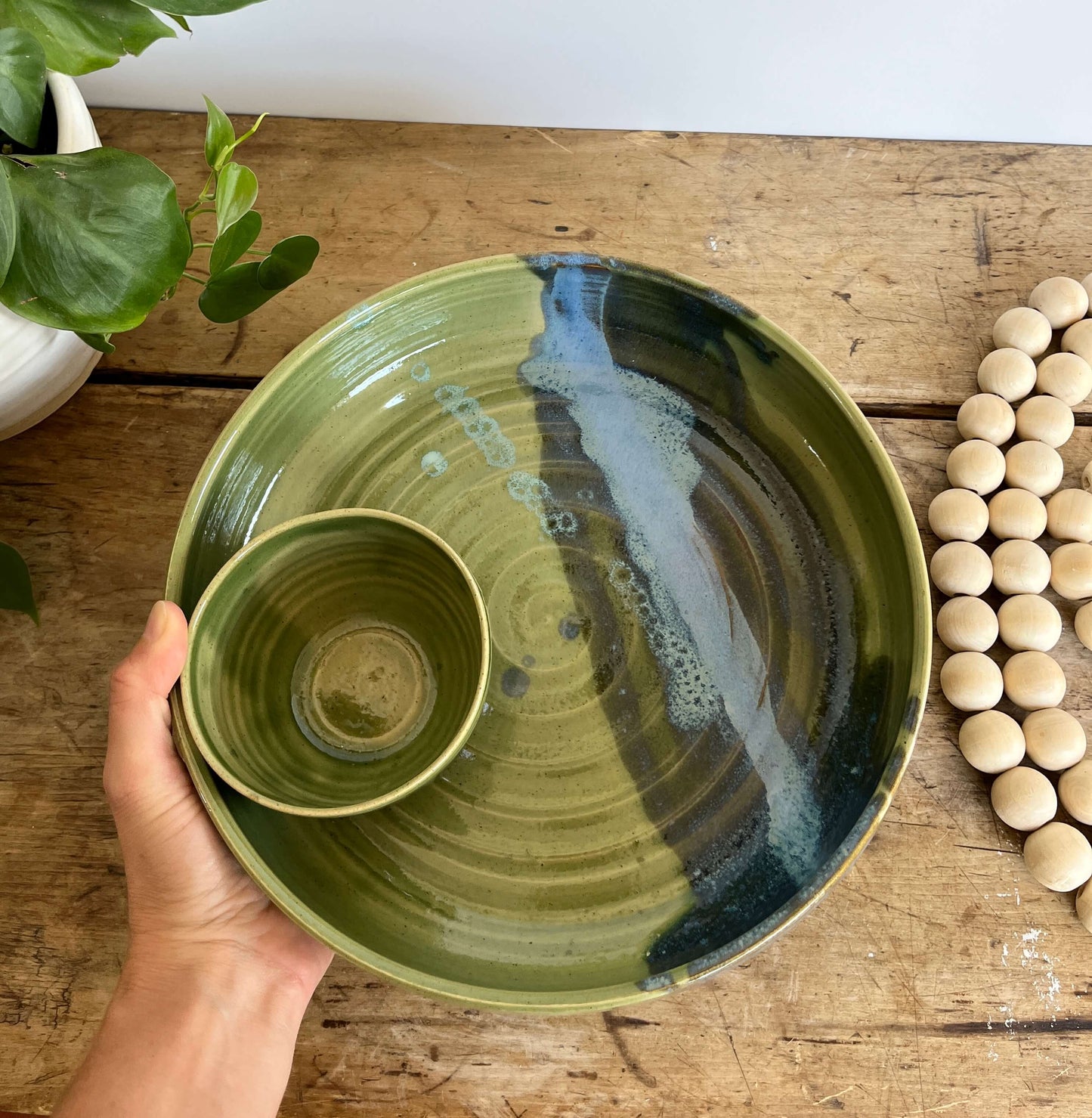 Large Chip And Dip Bowl Large Summer Party Bowl