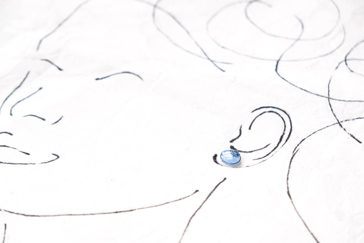 Cute Blueberry Summer Fruit Stud Earrings