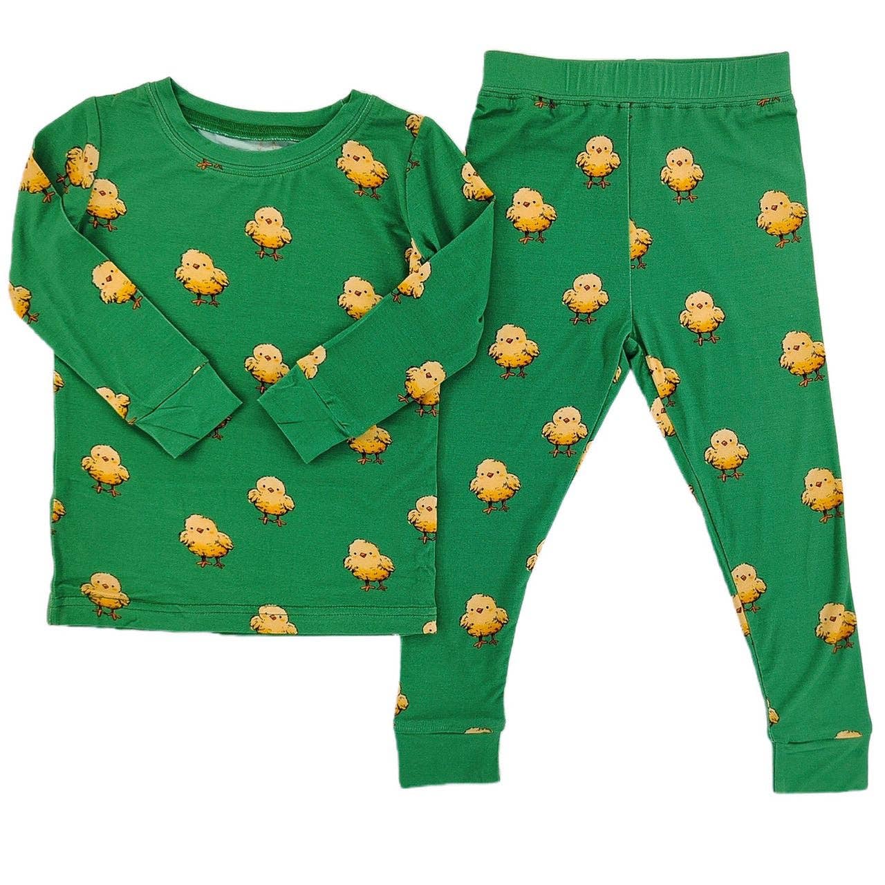 Spring Chicks Bamboo Set