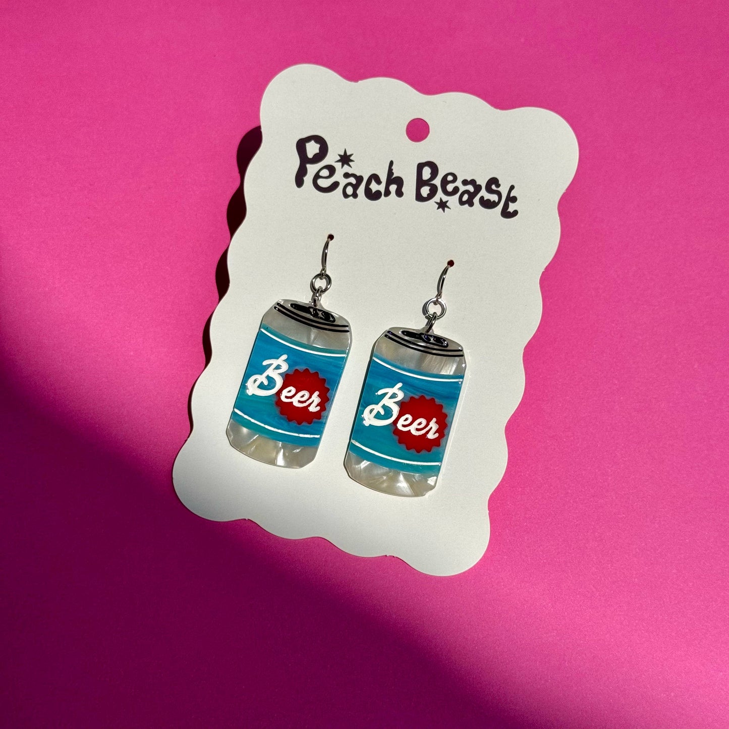 Beer Can Statement Earrings