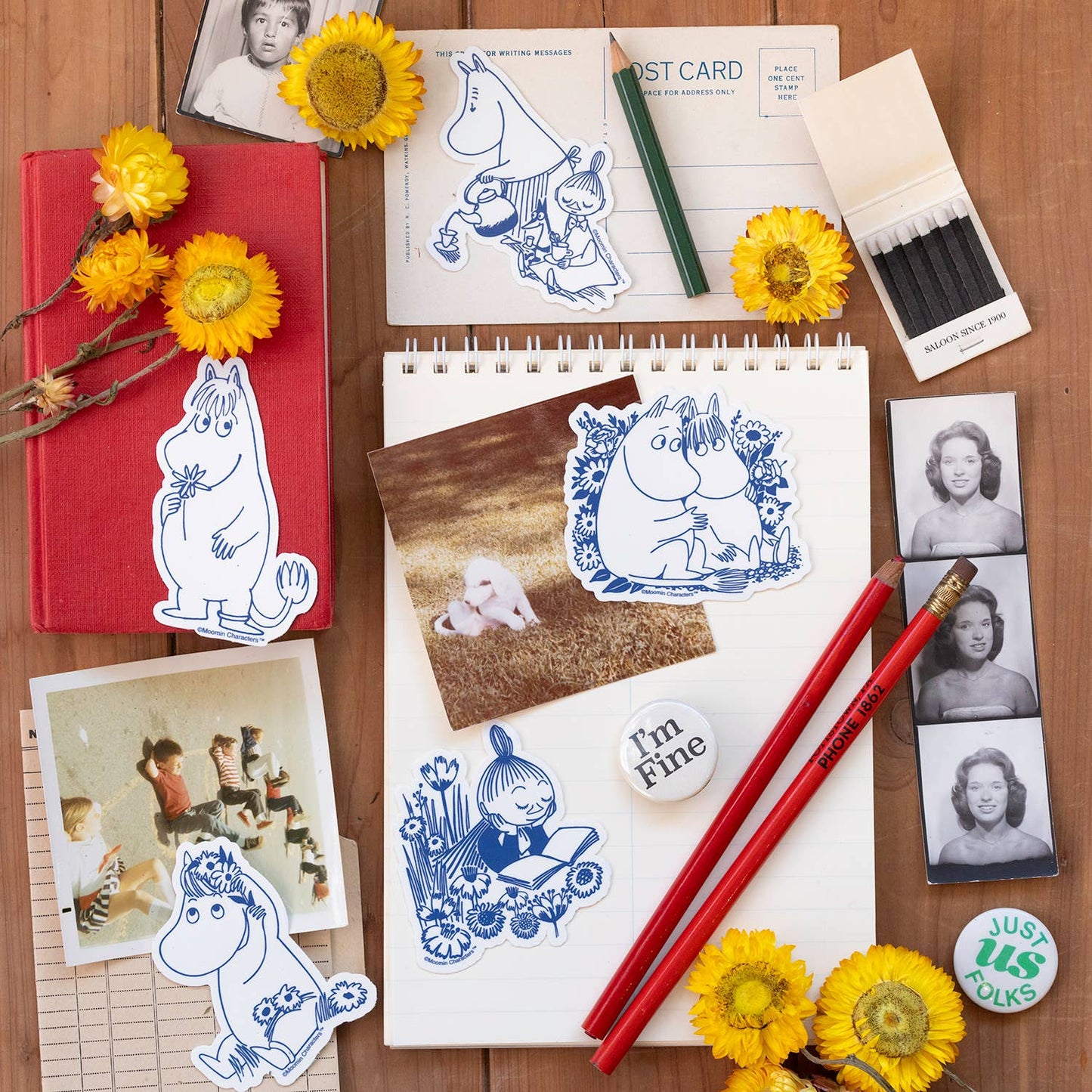 3P4 x Moomin® - Snorkmaiden Flowercrown Sticker