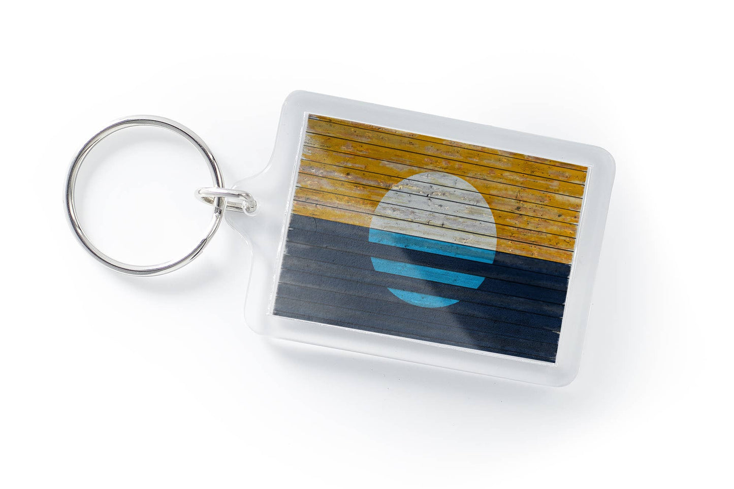 KEYCHAIN Milwaukee, Wisconsin, Distressed Flag