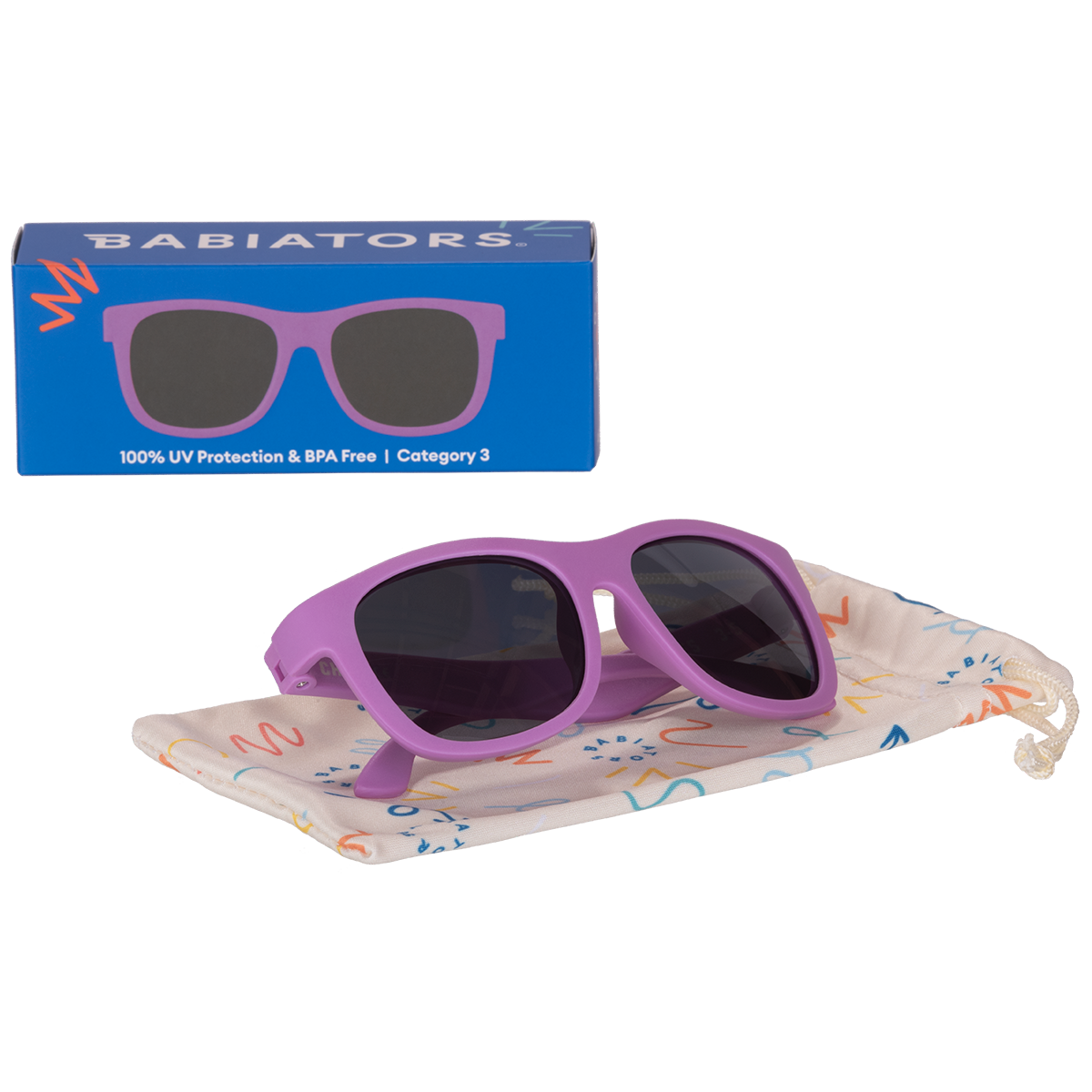 Little Lilac Navigator Baby and Kids Sunglasses
