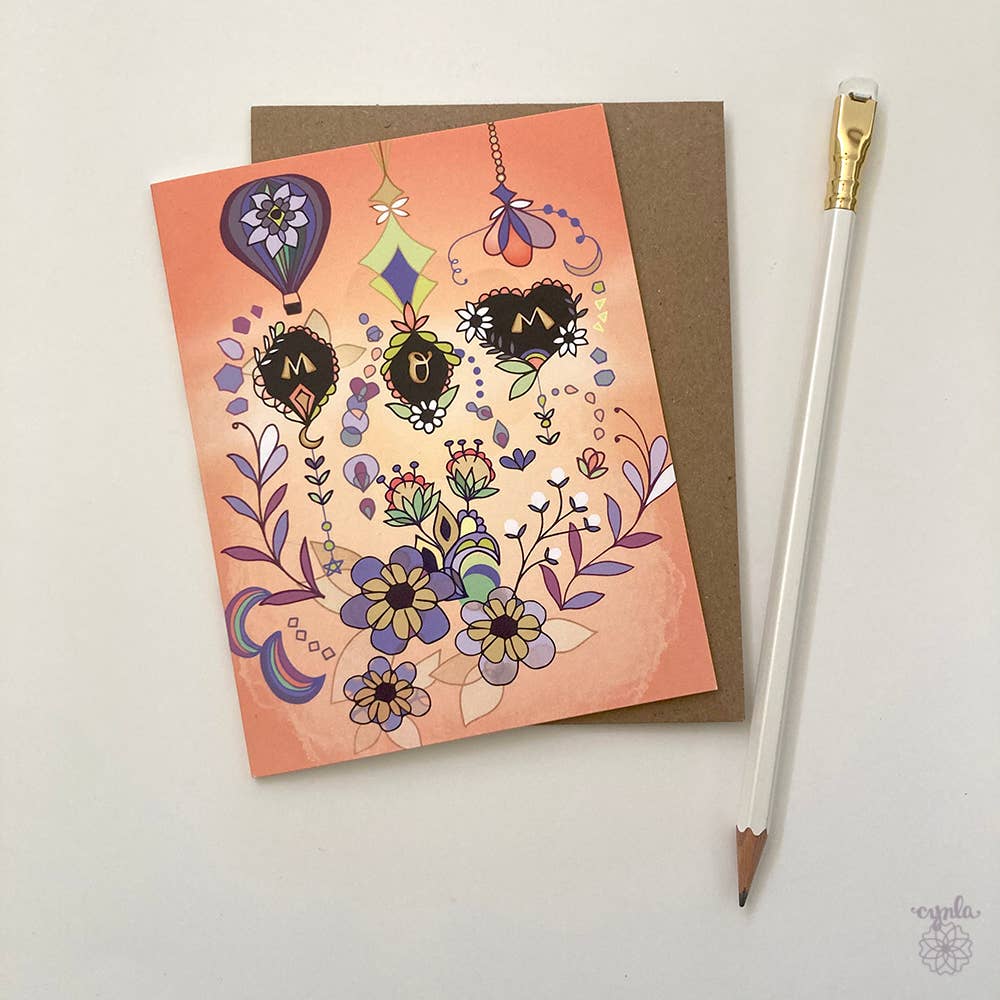 Flower Mom Card
