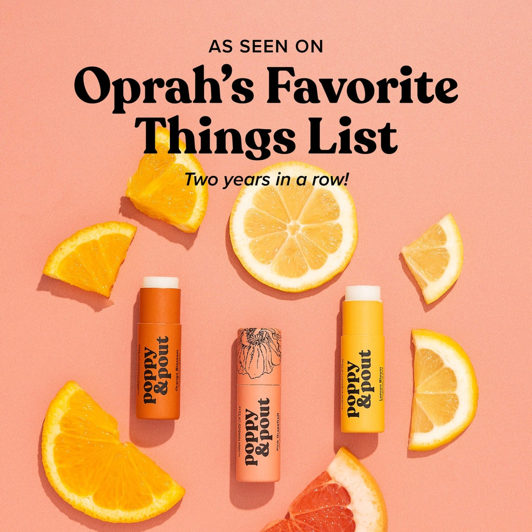 Orange Blossom Poppy & Pout Lip Balm