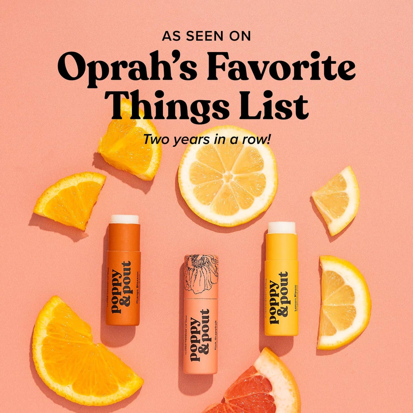 Lemon Bloom Poppy & Pout Lip Balm