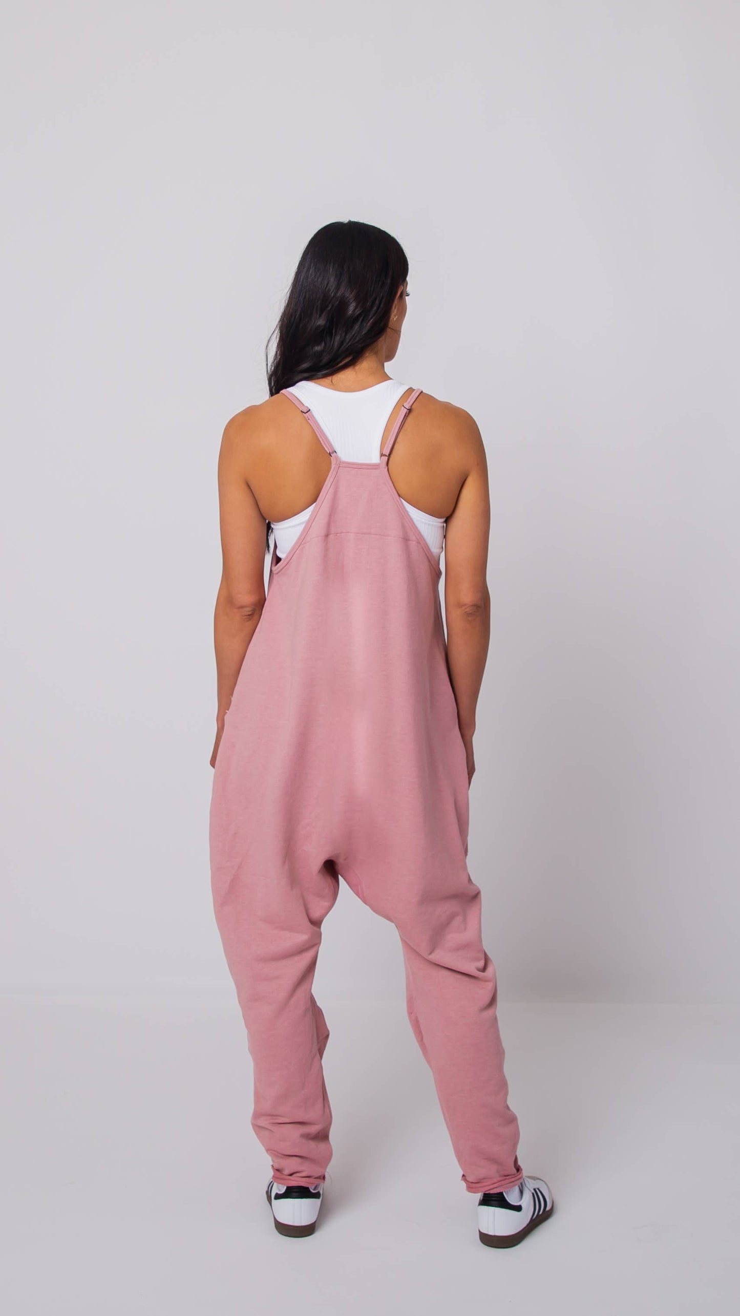 Women's Tank Romper - Blush