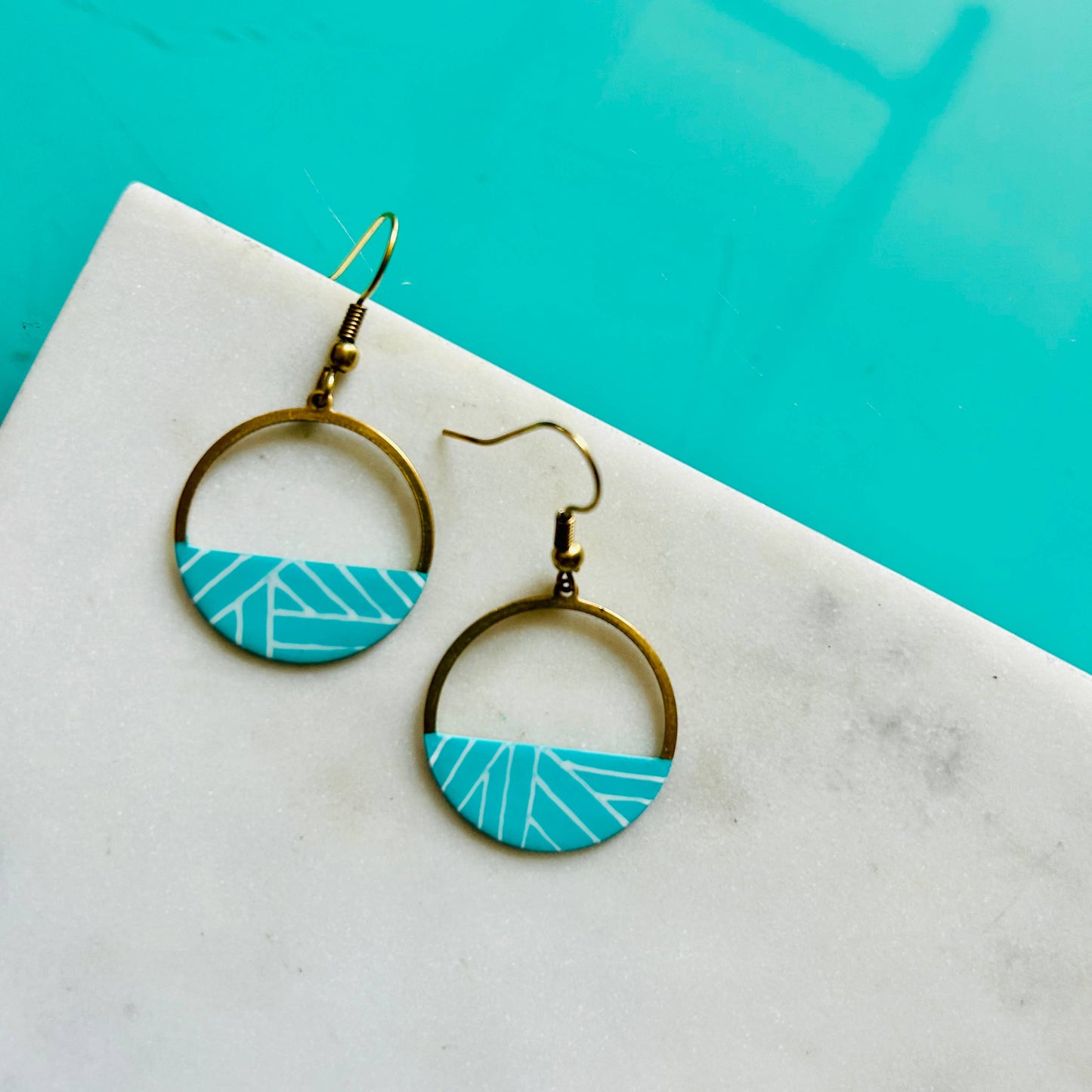 Crescent Hoop Earrings-Assorted Styles