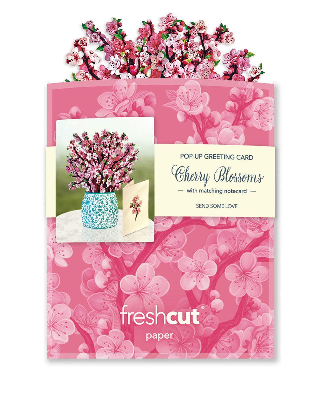 Mini Cherry Blossom Pop-Up Greeting Card