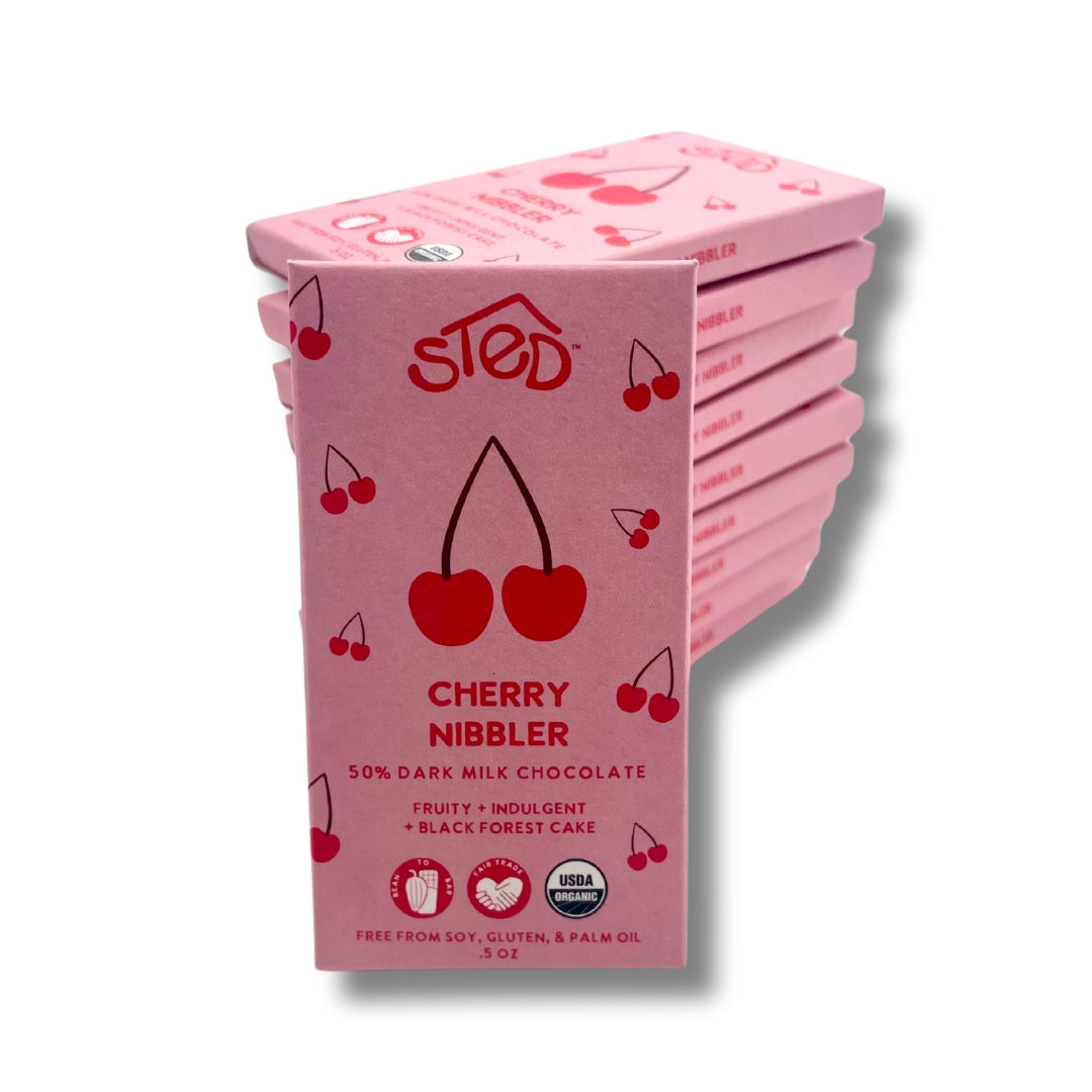 Mini Cherry Nibbler Chocolate Bar