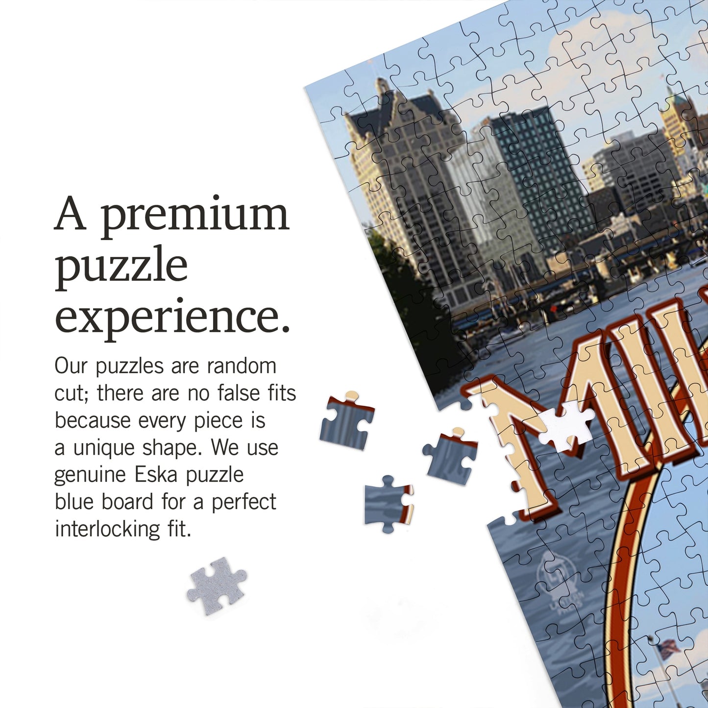 Milwaukee Montage Scenes 1000 Piece Puzzle