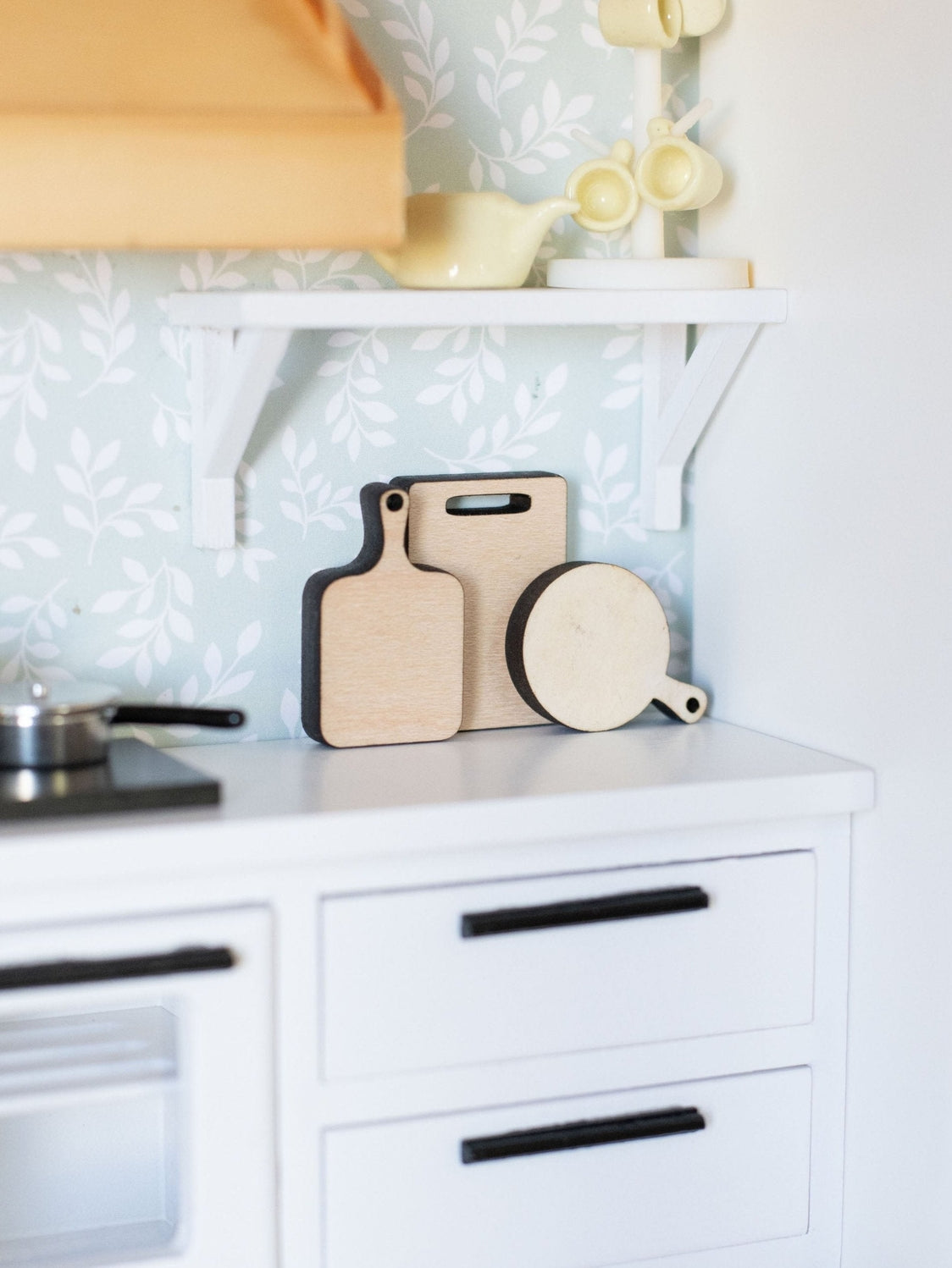 Dollhouse Kitchen Cutting Boards Charcuterie Set of 3